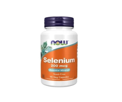 Maisto papildas NOW Selenium 200mcg 90 kaps.