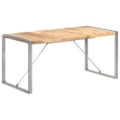 Valgomojo stalas, 160x80x75cm, mango medienos masyvas kaina