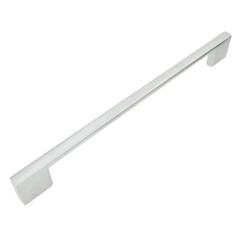 Sidabrinė 256 mm metalinė baldų rankena