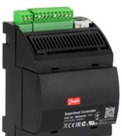 Danfoss EKE 1B - Overhedningsregulator, DI 2, DO 1, DC 24 V, 1 tryk, 2 temp