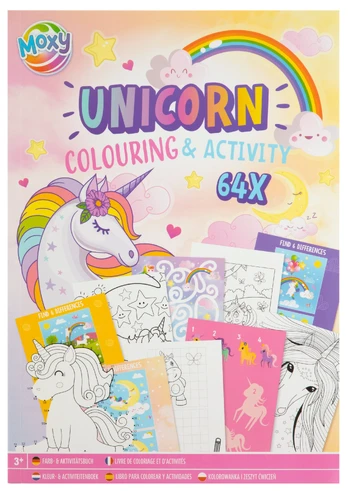 Moxy - Colouring &amp; Activity Book - Unicorn (150068)