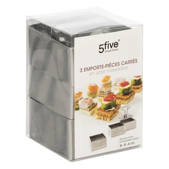 Serviravimo forma Secret de Gourmet 2 vnt. 3 Dalys 8 x 4 cm
