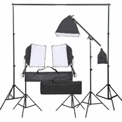 Fotostudijos rinkinys su apšvietimo rinkiniu kaina
