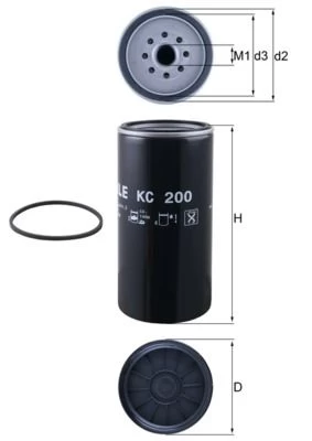 Kuro filtras KNECHT KC 200