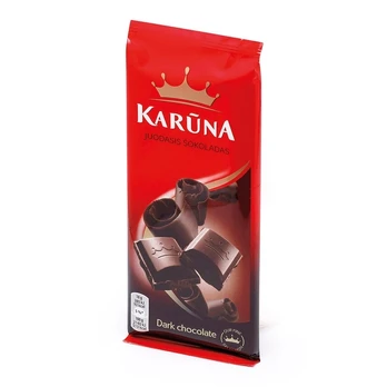 Juodasis šokoladas KARŪNA, 80 g
