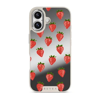 Strawberry Girl - iPhone 17 Case, Elite Mirror Light (MagSafe) / Silver