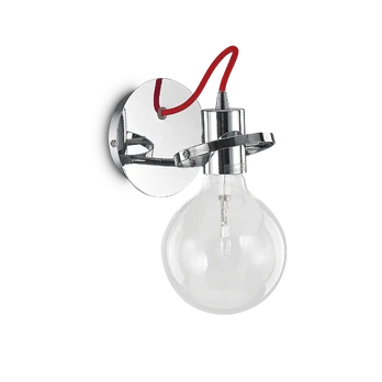 Sieninis šviestuvas Ideal Lux Wall lamp with 1 light Radijas, E27, chrome