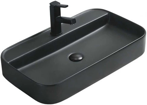 Praustuvas Mexen Sofia, 70 cm, Juodas matt