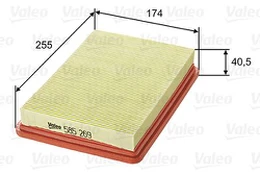Oro filtras VALEO 585269 kaina