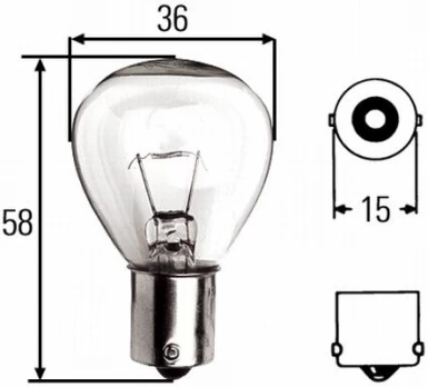 Lemputė HELLA 8GA 002 074-241