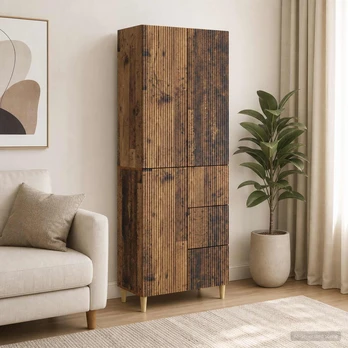 Spintelė 2 pcs 66 x 34,5 x 90 cm Apdirbta mediena