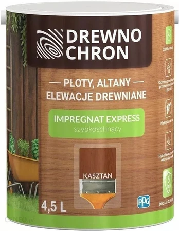 Drewnochron IMPREGNAT Express | 4,5 ltr. kaštonas