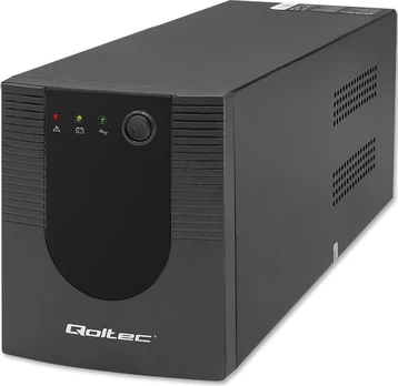 Qoltec 53776 uninterruptible power supply (UPS) Line-Interactive 1.5 kVA 900 W 4 AC outlet(s)