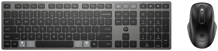 HP 720 Multi-Device Rechargeable Belaidė klaviatūra And Pelė