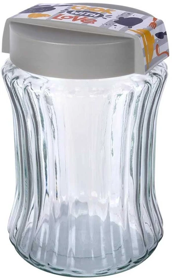 Stiklinis indas biriems produktams, 1,3 l
