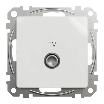 Antenos lizdas Schneider Sedna Design, balta