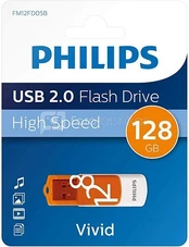 Philips USB 2.0 128GB Vivid Edition Orange kaina