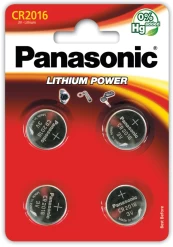 Rinkinys baterii litowe Panasonic CR-2016EL/4B kaina