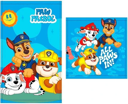 Spin Master Paw Patrol set 2 cotton bath towels