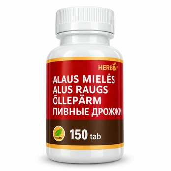 Herbin Alaus mielės, 150 tablečių