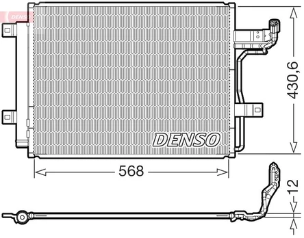 Kondensatorius, oro kondicionierius DENSO DCN44019