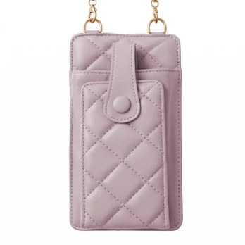 Telforceone QUILTED PHONE BAG 19*10,5*2CM PURPLE