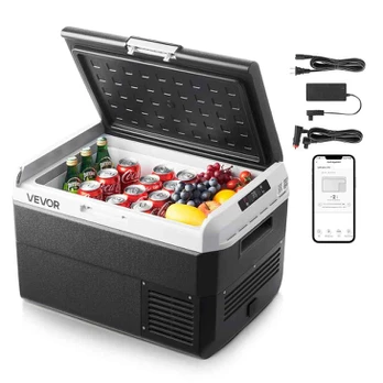 12 voltų automobilinis šaldytuvas, 40L šaldiklis