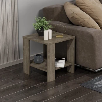 Šoninis stalas Midi Yan - Walnut