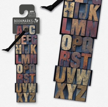 Academia Bookmarks - Letter Press