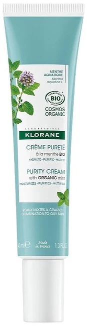 Veido kremas Klorane Purity, 40 ml, moterims, -
