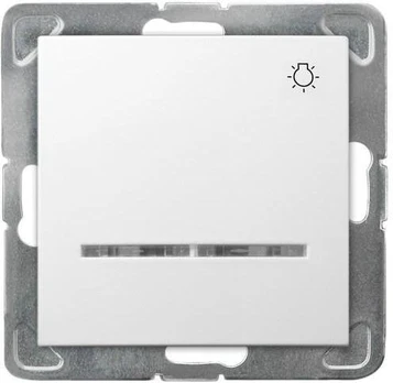 Ospel Button Light Impresja balta (ŁP-5YS/m/00)