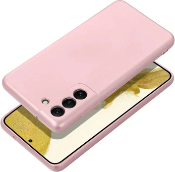 METALLIC dėklas SAMSUNG S25 Plus rožinis