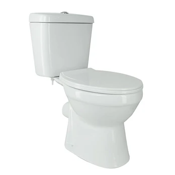 Unitazas, pastatomas Econom, su dangčiu, 385 mm x 660 mm