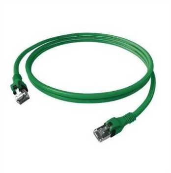 Easylan Tinklo kabelis EasyLan DualBoot PushPull Cat.6A (EA klasė), S/FTP, RJ45 / RJ45, žalias, 5 m