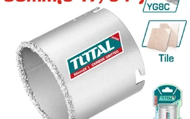 Gręžimo karūnėlė glazūrai TOTAL, YG8C+A3, 83 mm, TAC440831 kaina