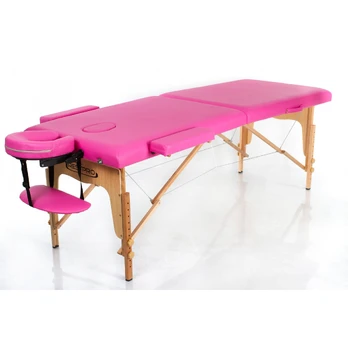 Sulankstomas masažo stalas Classic 2 (Pink)