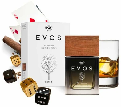 K2 PERFUMY DO SAMOCHODU EVOS BOSS FLAKON 50ML