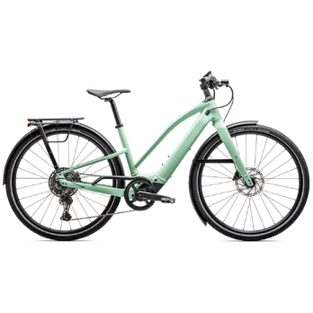 Specialized Turbo Vado SL 2 4.0 Step-Through elektrinis dviratis | Gloss Oasis - Dune White Frost, M