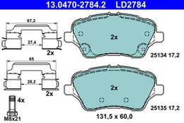 ATE 13.0470-2784.2 Brake pad set