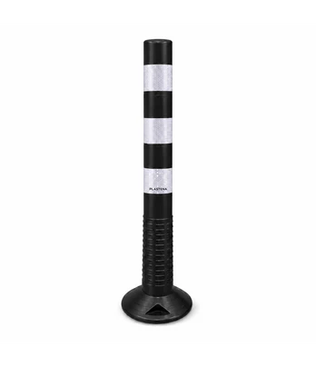 Lankstus įspėjamasis stulpelis 755 mm (juodas)