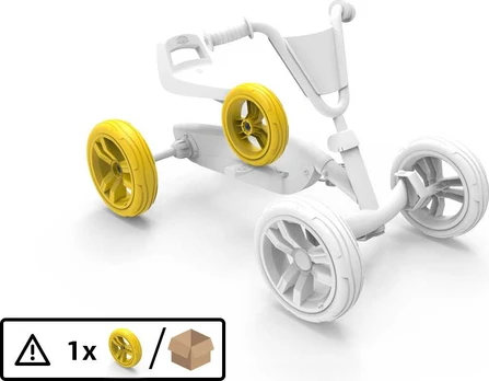 Berg Wheel 9x2 - Geltona/Geltona Rear