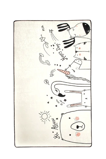 Kilimas (100 x 160) Be Happy