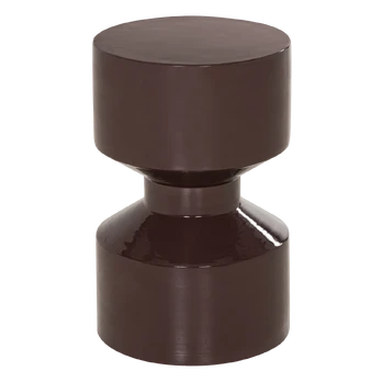 HIDDE SIDE TABLE METAL DARK BROWN