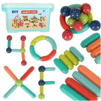 Magnetinis kaladėlių konstruktorius 25 dalių