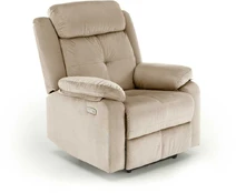 Fotelis LORIS recliner, color: beige kaina