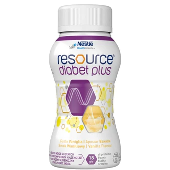 Vanilės skonio gėrimas RESOURCE DIABET PLUS, 4vnt.x200ml