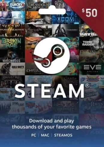 Wallet Gift Card 50 USD Steam