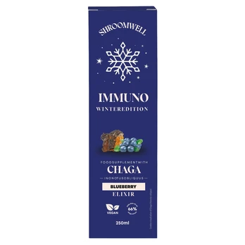 Maisto papildas su čaga ir mėlynėmis „Immuno Elixir Winter Edition"