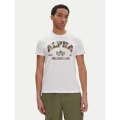 Alpha Industries Marškinėliai Small Logo 146511 Balta Regular Fit