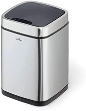 DURABLE Sensor Abfalleimer NO TOUCH 6l metallic sidabrinis